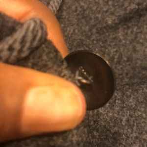 Auth Chanel gray wool blazer sz 4/